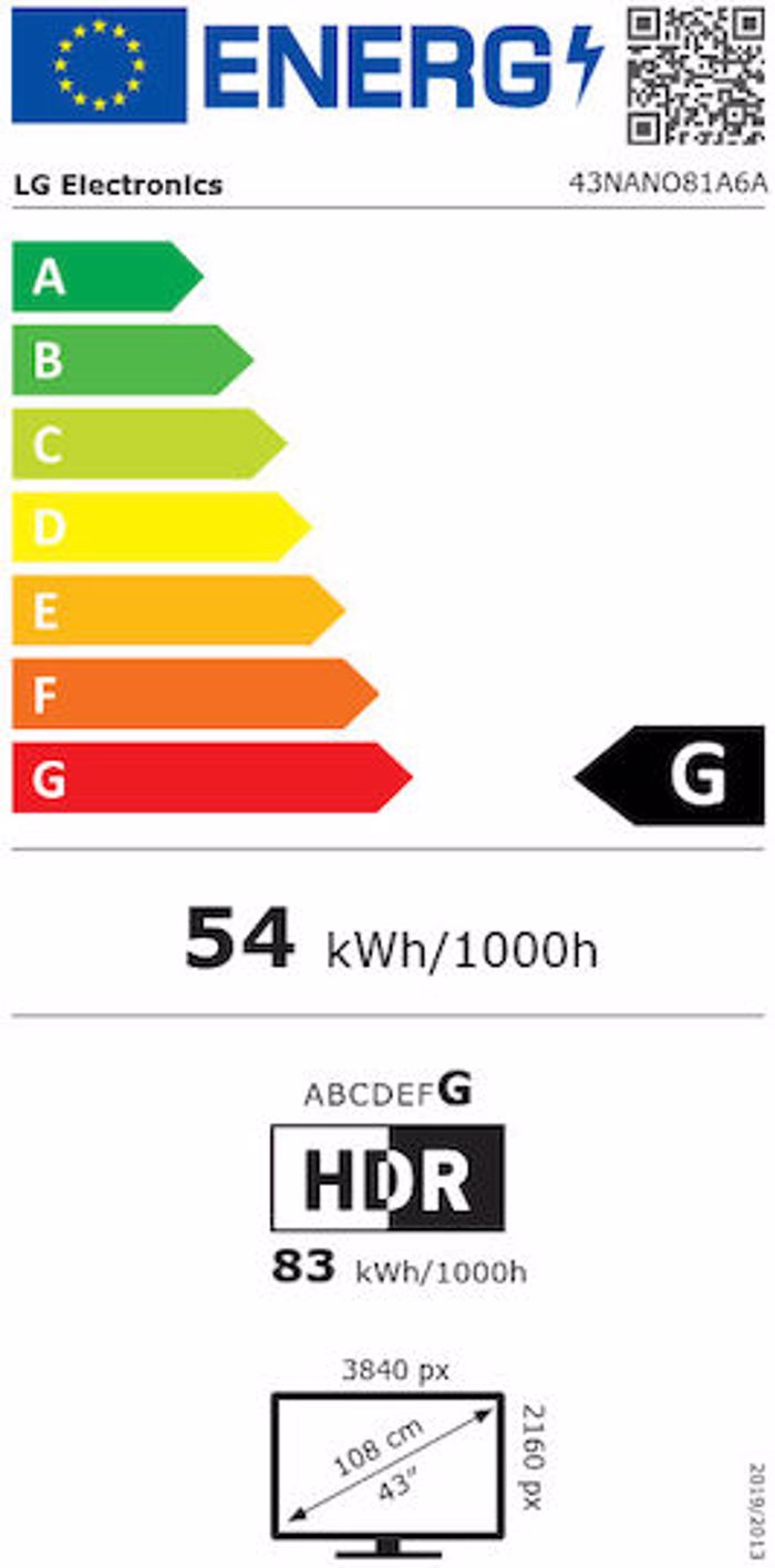 TV LG 43NANO81A6A 43'' Smart 4K AI